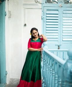 Manjal Couture Aadya Anarkali 9 Manjal Couture Aadya Anarkali