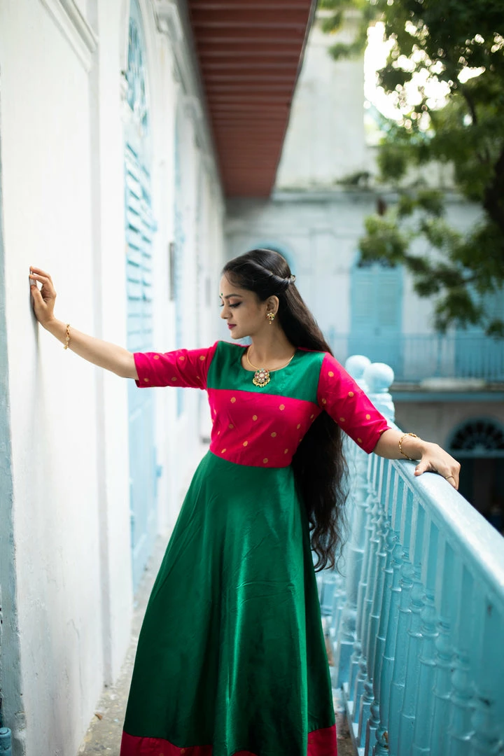 Manjal Couture Aadya Anarkali 4 Manjal Couture Aadya Anarkali