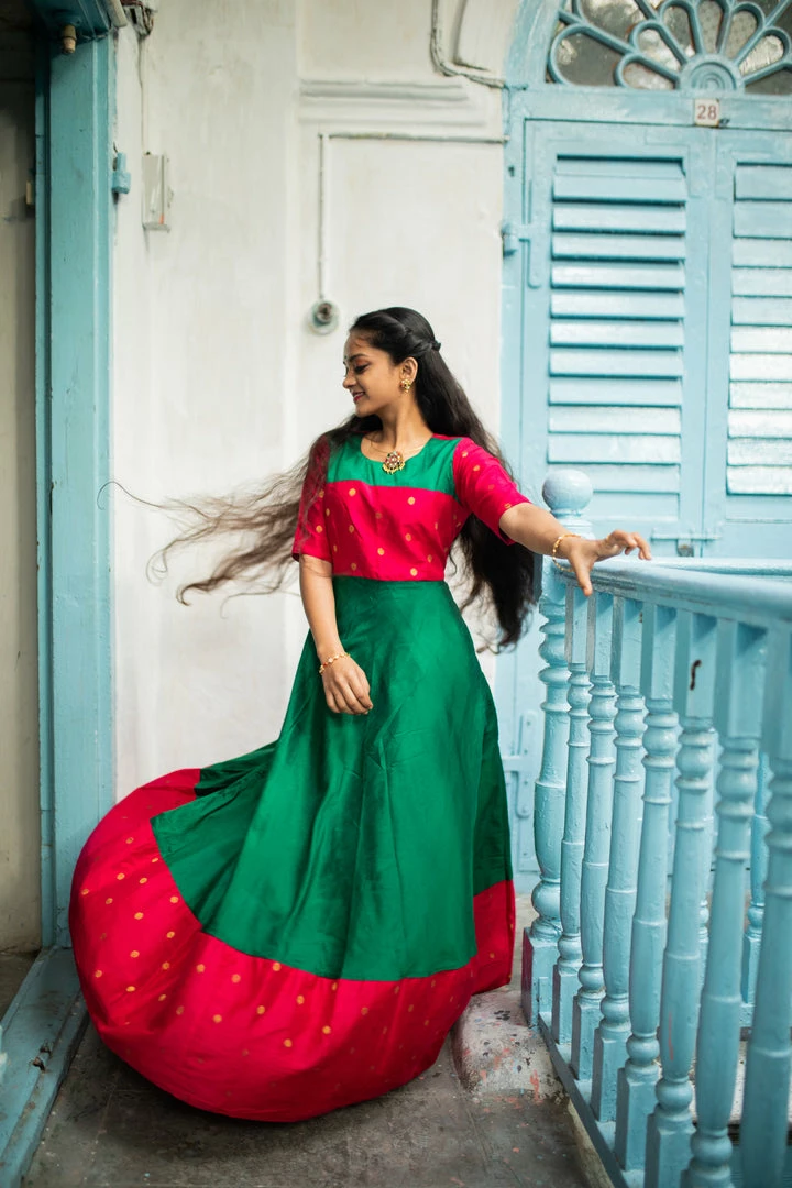 Manjal Couture Aadya Anarkali 7 Manjal Couture Aadya Anarkali