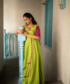 Manjal Couture Ilai Anarkali