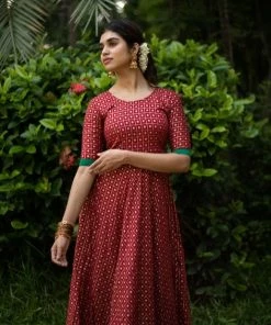 Manjal Couture Manya Maroon