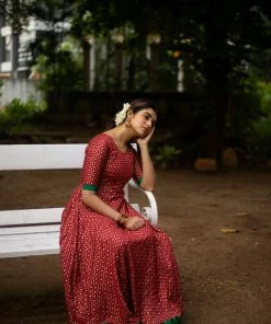 Manjal Couture Manya Maroon