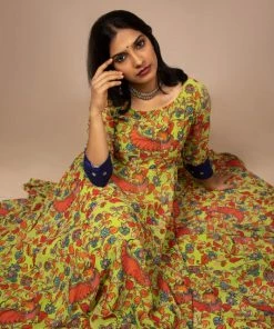 The Stitches Margazhi Moments Aarohi - Green