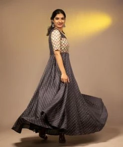 The Stitches Margazhi Moments Kaira - Grey