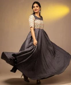 The Stitches Margazhi Moments Kaira - Grey