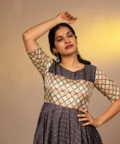 The Stitches Margazhi Moments Kaira - Grey