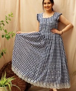 ANECDOTE Checkards Blue