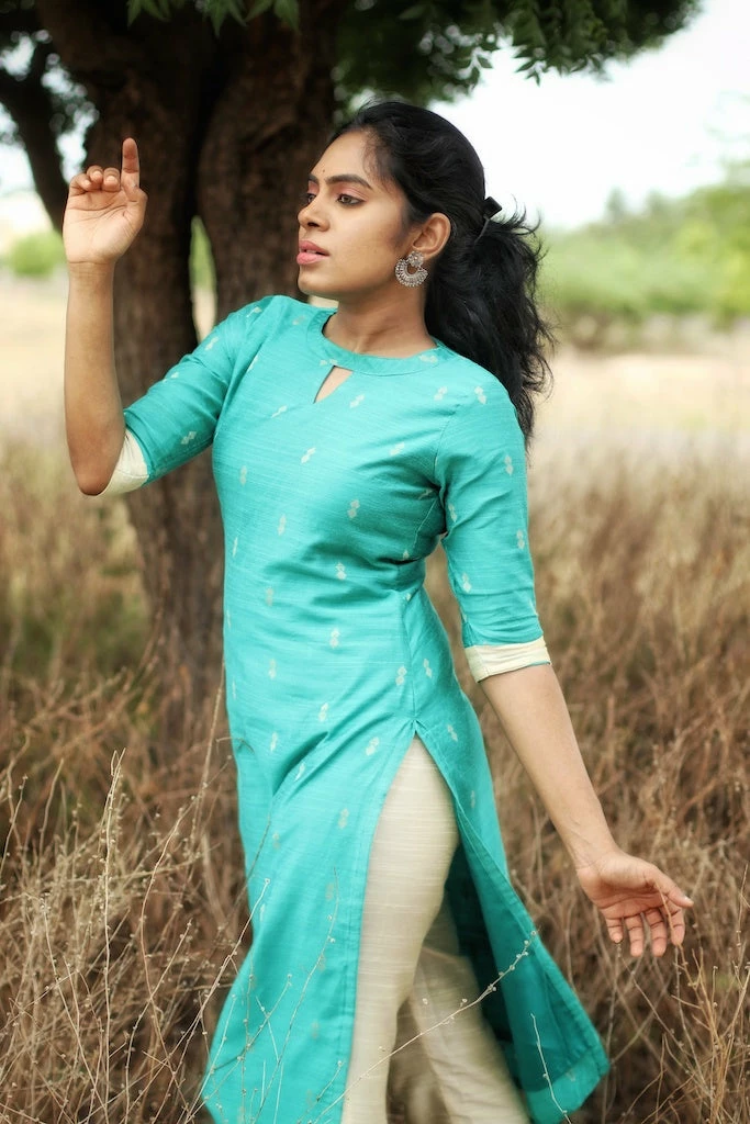 KUNDAVAI Ridha Turquoise 6 KUNDAVAI Ridha Turquoise