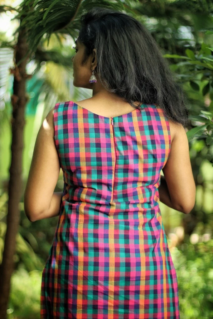 KUNDAVAI Varna Multicolour Checks Margazhi Moments 3 KUNDAVAI Varna Multicolour Checks Margazhi Moments