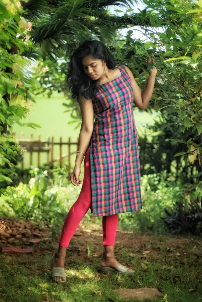 KUNDAVAI Varna Multicolour Checks Margazhi Moments 6 KUNDAVAI Varna Multicolour Checks Margazhi Moments