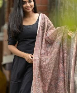 Ekanta Margazhi Moments Madhubani Black And Rust Brown