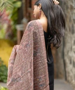 Ekanta Margazhi Moments Madhubani Black And Rust Brown