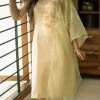 Ekanta Sajna - Gold Kurti With Green Dupatta
