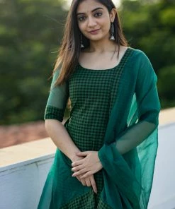 Ekanta Utharika Green And Black Margazhi Moments