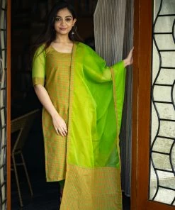 Ekanta Utharika Green And Orange Margazhi Moments