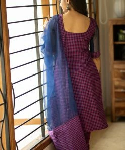 Ekanta Margazhi Moments Utharika Violet And Navy