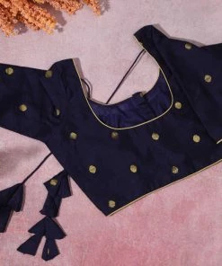 Ekanta Tops & Blouses Blouse- Saatvika Navy