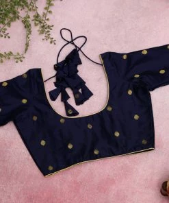 Ekanta Tops & Blouses Blouse- Saatvika Navy