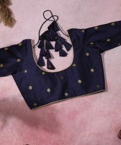 Ekanta Tops & Blouses Blouse- Saatvika Navy