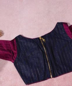 Ekanta Blouse - Athulya Magenta Tops & Blouses