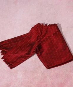 Ekanta Blouse- Sangamithrai Maroon Tops & Blouses