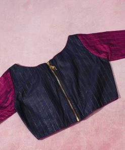 Ekanta Blouse - Athulya Magenta Tops & Blouses