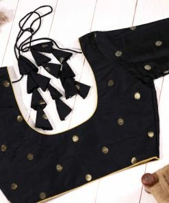 Ekanta Tops & Blouses Blouse- Saatvika Black