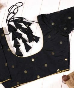 Ekanta Tops & Blouses Blouse- Saatvika Black