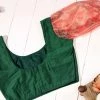 Ekanta Tops & Blouses Blouse- Anvi Green And Orange