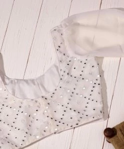 Ekanta Tops & Blouses Blouse - Avantika White