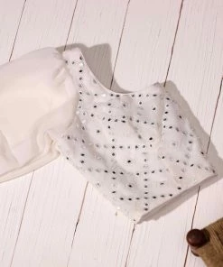 Ekanta Tops & Blouses Blouse - Avantika White