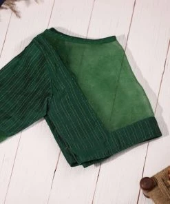 Ekanta Blouse- Kanimozhi Green Tops & Blouses 6 Ekanta Blouse- Kanimozhi Green Tops & Blouses