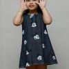 The Stitches Mini Corner Mickey Denim Frock