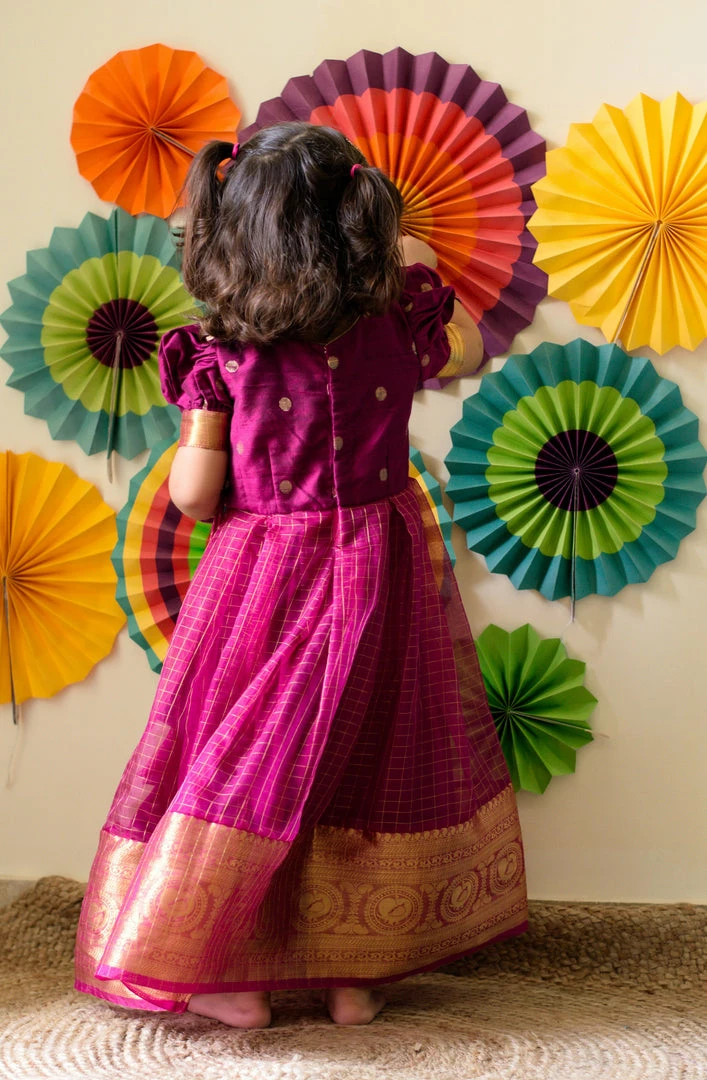 Ekanta Saatvika Magenta Mini Mini Corner 4 Ekanta Saatvika Magenta Mini Mini Corner