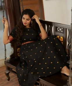 Ekanta Kara Black Dress Margazhi Moments