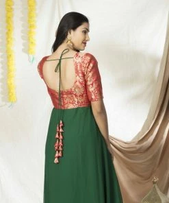TRAYEE Breezy Summer Maya – Red Benaras