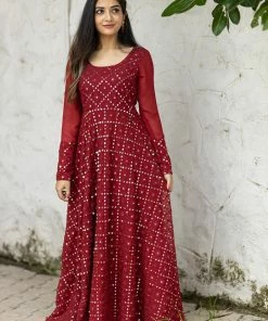 Ekanta Avantika Maroon Margazhi Moments