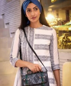 Label RishMaan Vibes Of Stripes Midi