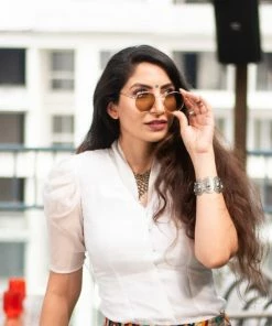 Label RishMaan Carnival - Yellow Uptown Contemporary