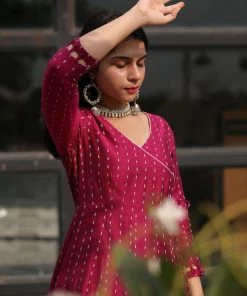 Label RishMaan Uptown Contemporary Soraya - Magenta