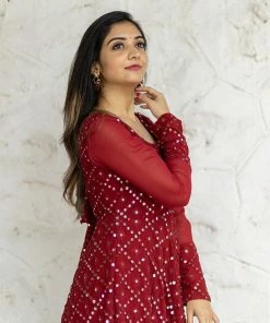 Ekanta Avantika Maroon Margazhi Moments