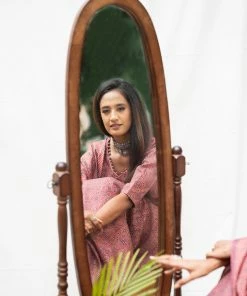 Niram Alka Anarkali - Rust Brown