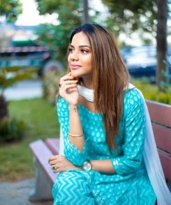 Tashi Threads Suit Set EXP - Reva - Turquoise