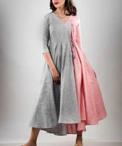 Label RishMaan Uptown Contemporary Dual Panache - Assymetrical