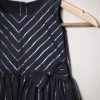 The Stitches Mini Corner Black Bow Frock