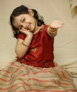 The Stitches Mini Corner Diya Kota - Beige