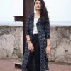 Threeness Breezy Summer Black Ikat Jacket