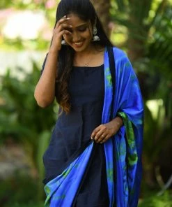 Ekanta Ivanka Green & Blue Margazhi Moments