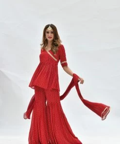 Label RishMaan Uptown Contemporary Bandhej