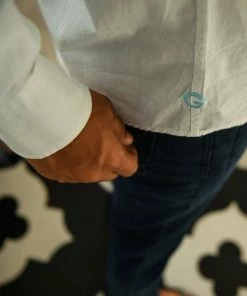 Gulaal Men's Shirt Light Blue Ombre Shirt